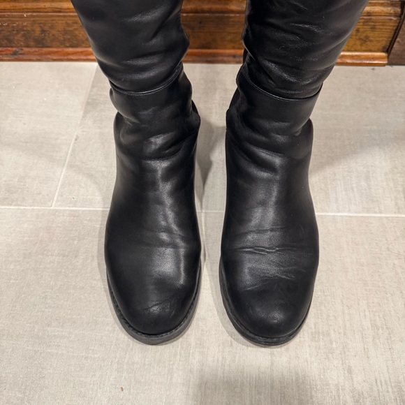 Stuart Weitzman Black Nappa 5050 Boot - Picture 7 of 14